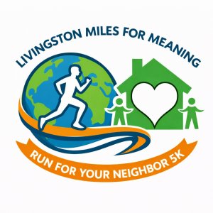 Livingston Miles for Meaning 5K: Run for Your Neighbor Logo