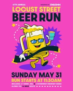 Locust Street Beer Run Logo