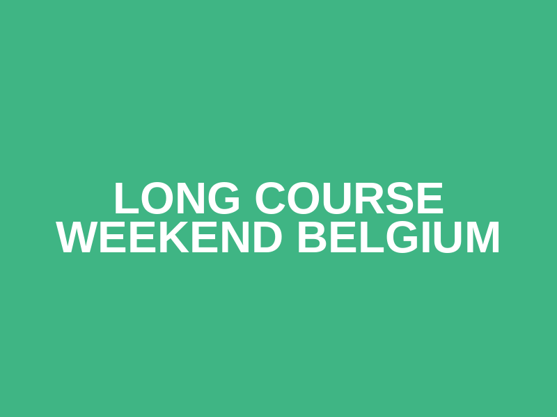 Long Course Weekend Belgium Logo