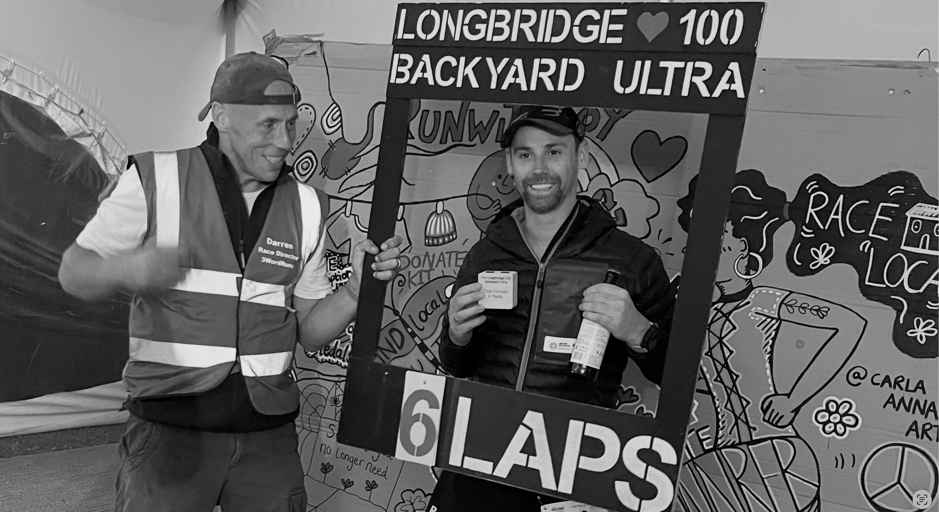 Longbridge 100 Backyard Ultra Taster Session - 6 Yards + Logo