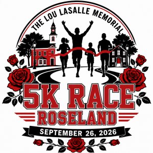 Lou LaSalle Memorial 5K. Logo