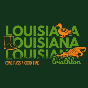 Louisiana Triathlon 2025 Logo