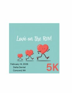 Love On the Run 5k! Logo
