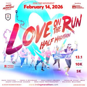 Love on the Run Half Marathon Logo