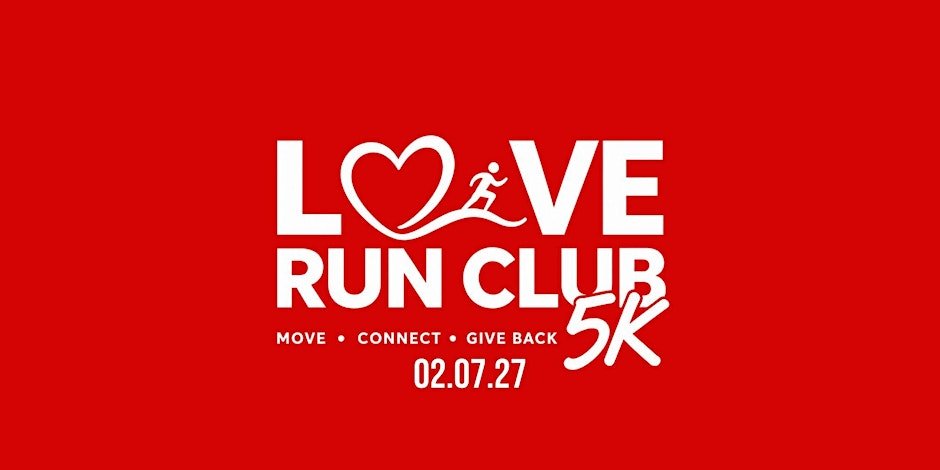 Love Run Club 5K & Beach Clean Up Logo