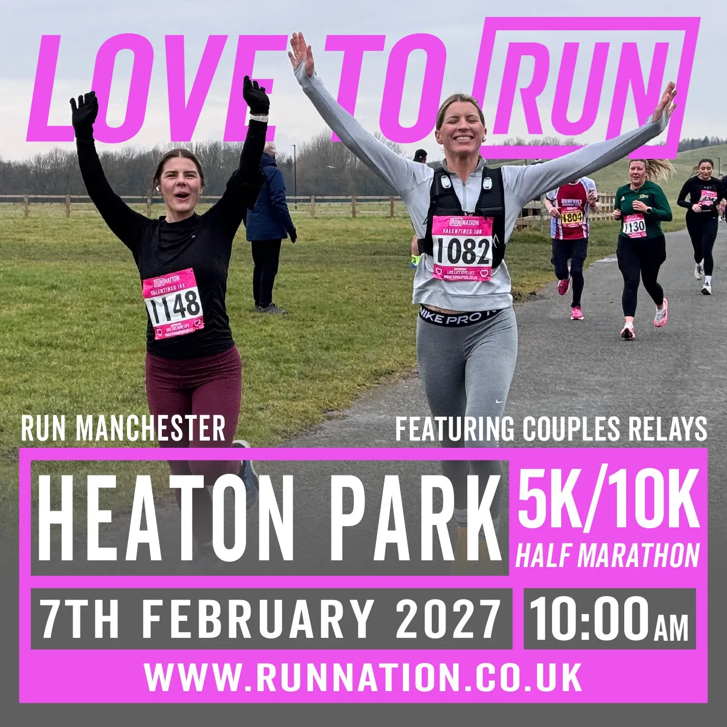 Love to Run Manchester Heaton Park Logo