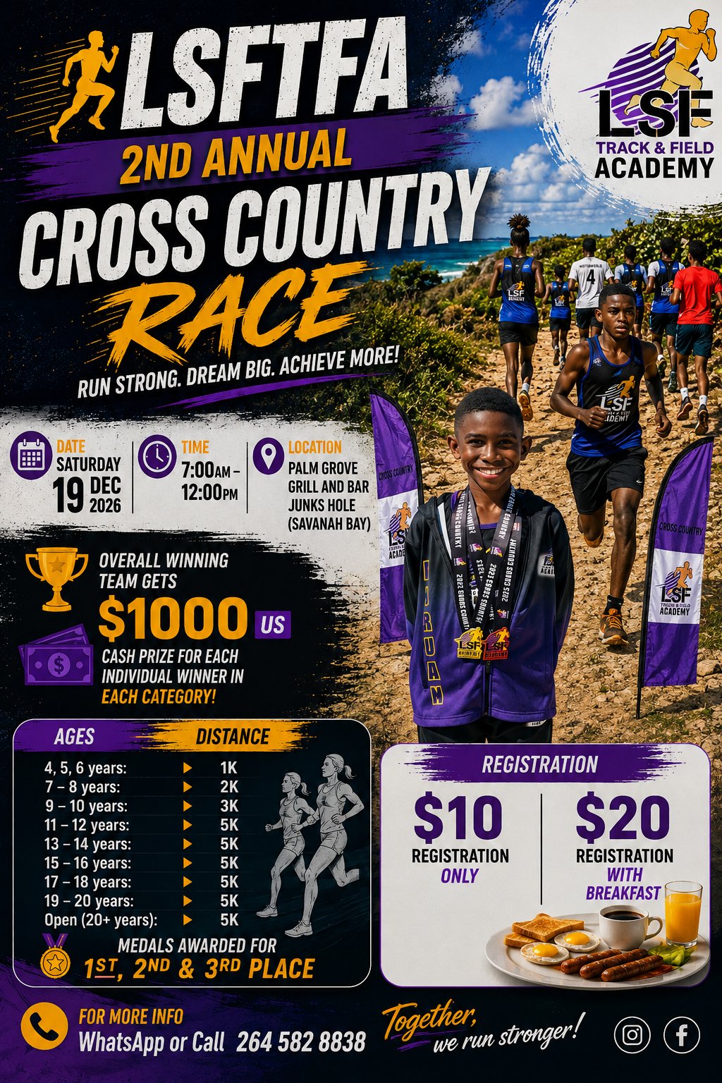 LSFTFA 2nd Annual Cross Country Logo