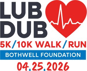 Lub Dub 5K/10K Walk/Run Logo