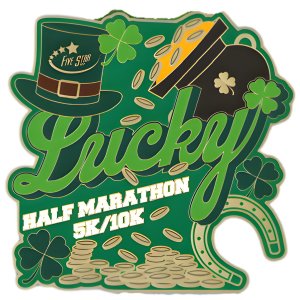 Lucky 5K/10K/Half Marathon - Winston Salem Logo