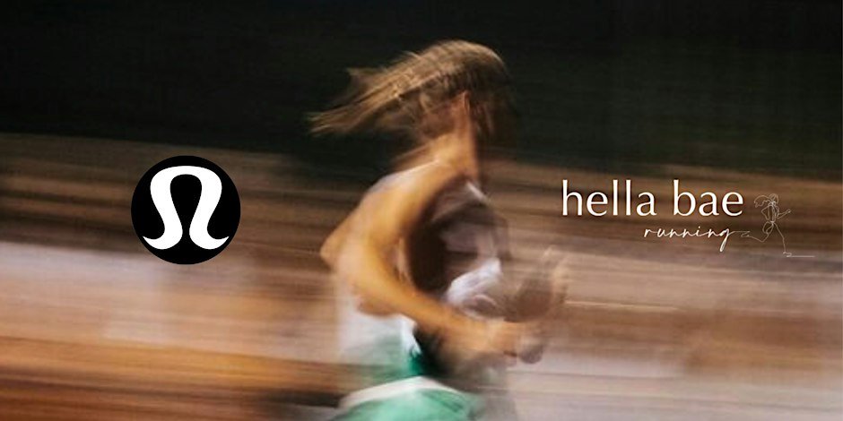 lululemon berkeley x Hella Bae Running Club Logo