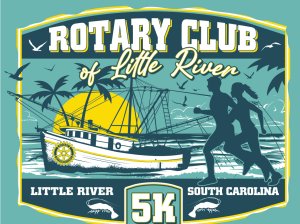 18th Annual Rotary Club of Little River 5K Logo