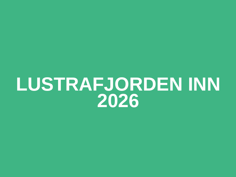 Lustrafjorden inn 2026 Logo