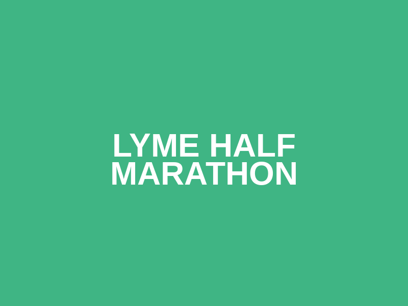 Lyme Half Marathon Logo