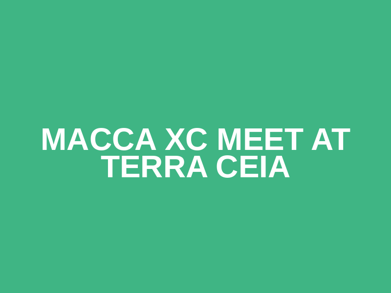 MACCA XC Meet at Terra Ceia Logo