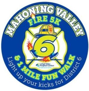 Mahoning Valley Volunteer Fire Co. No. 1 5K and 1 Mile Fun Walk Logo