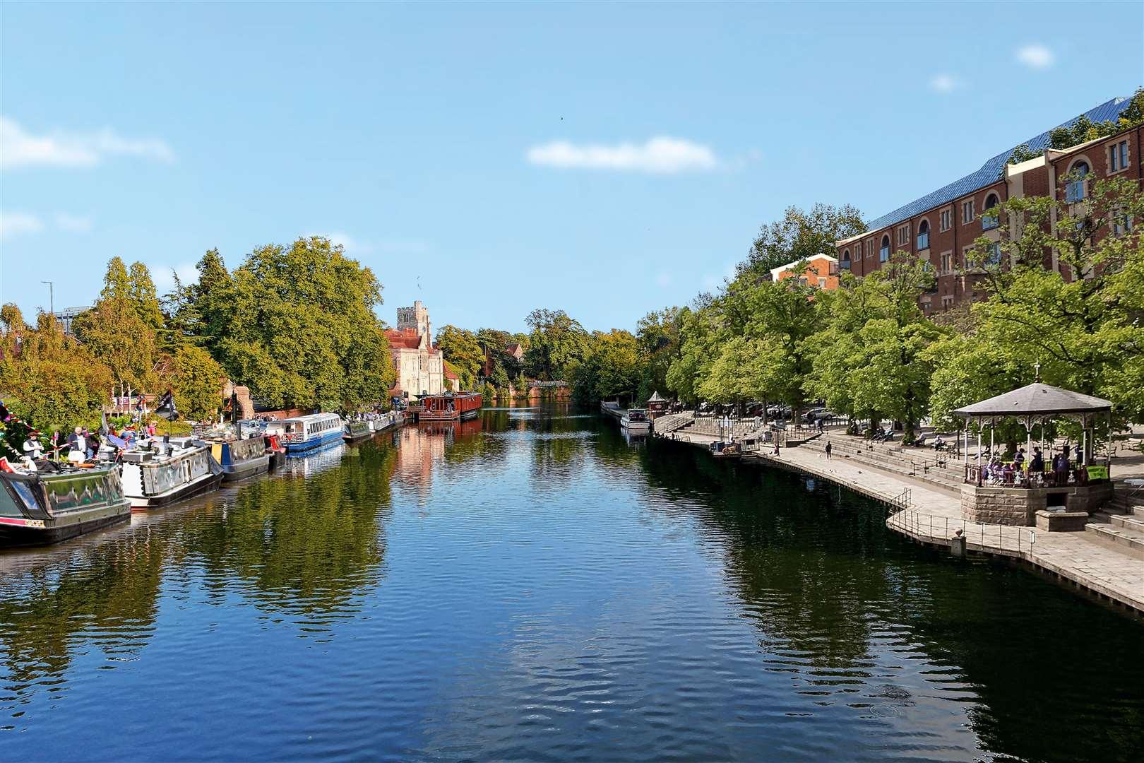 Maidstone Riverside 10k & 10 Mile Logo