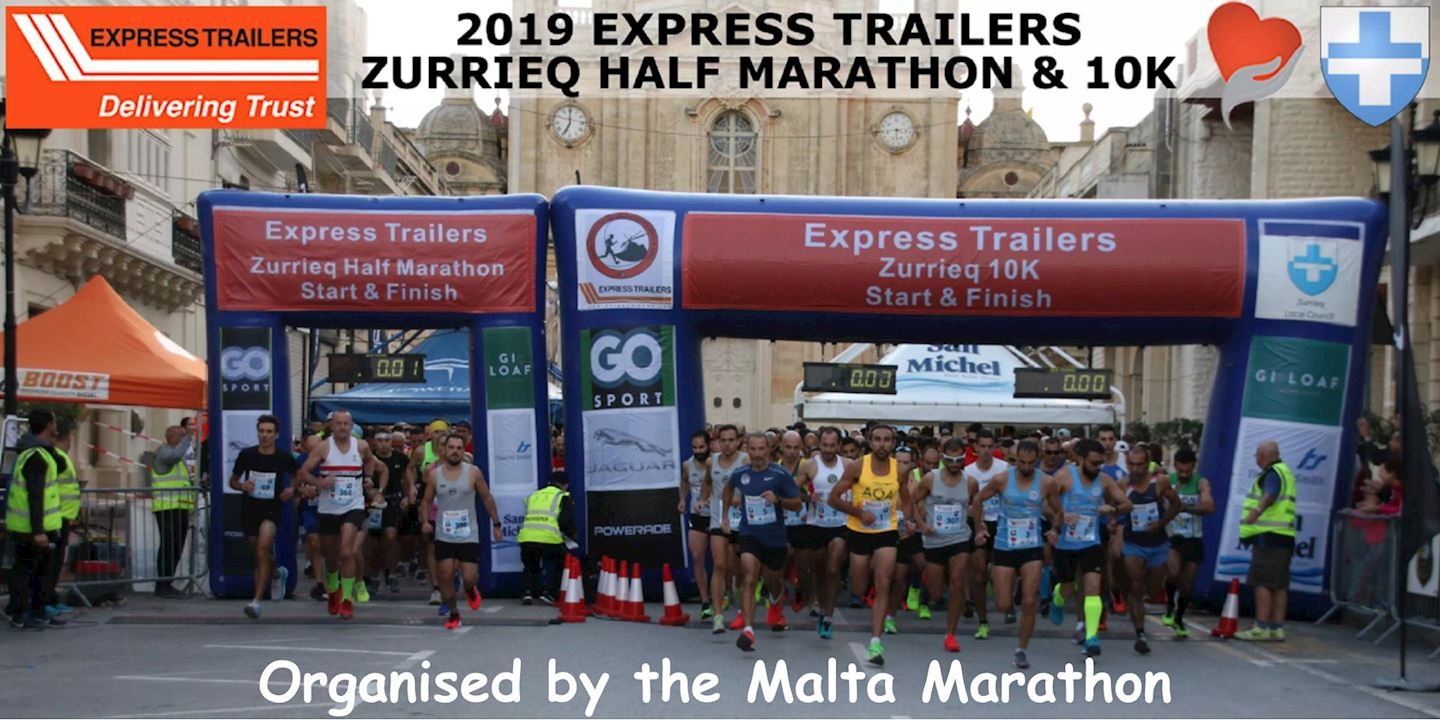 Malta Zurrieq Half Marathon and 10k Logo