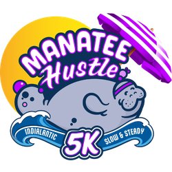 Manatee Hustle 5K Logo