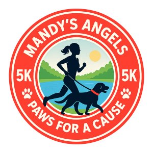 Mandy’s Angels Paws for a Cause 5K Logo