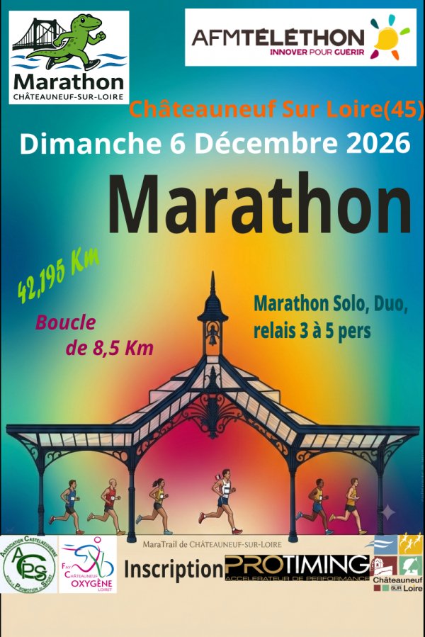 Marathon de Châteauneuf-sur-Loire Logo