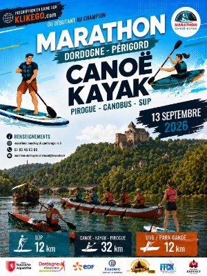 Marathon Dordogne-Périgord Canoe Kayak SUP Logo