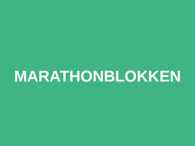 Marathonblokken Logo