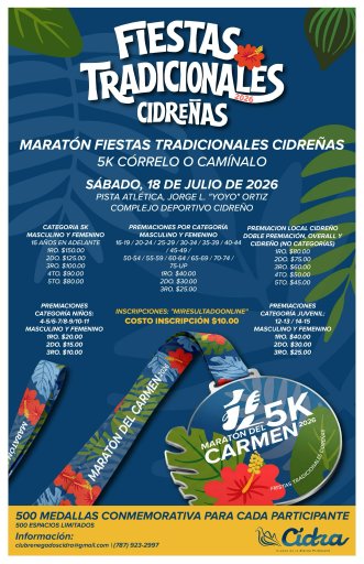 Maraton del Carmen 5km Logo