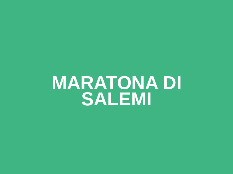 Maratona di Salemi Logo