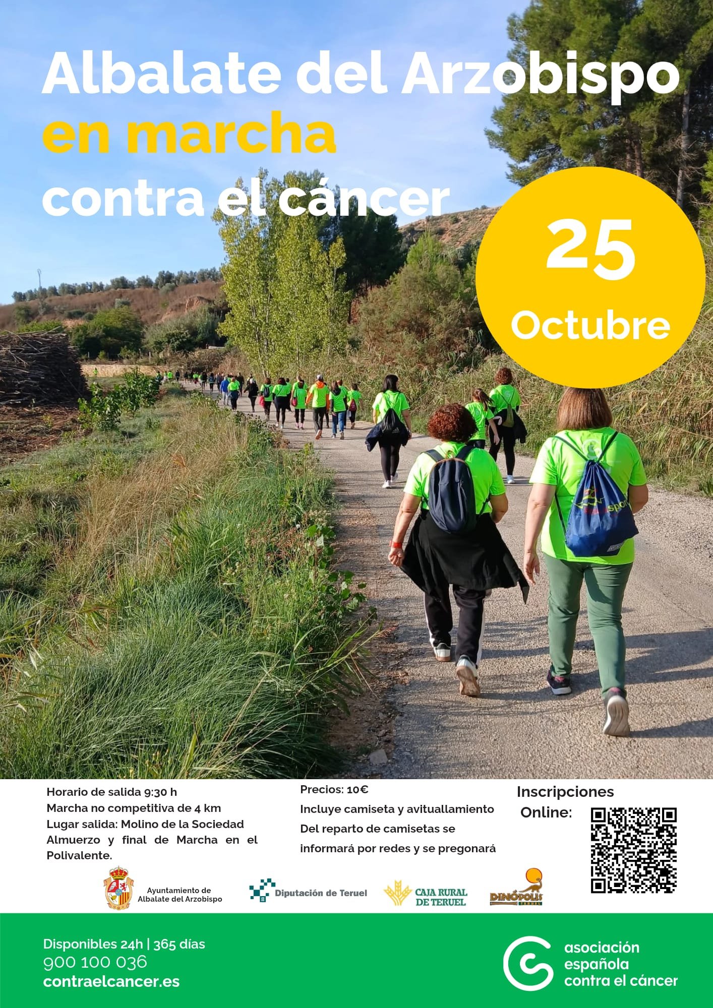 MARCHA CONTRA EL CÁNCER ALBALATE DEL ARZOBISPO 2026