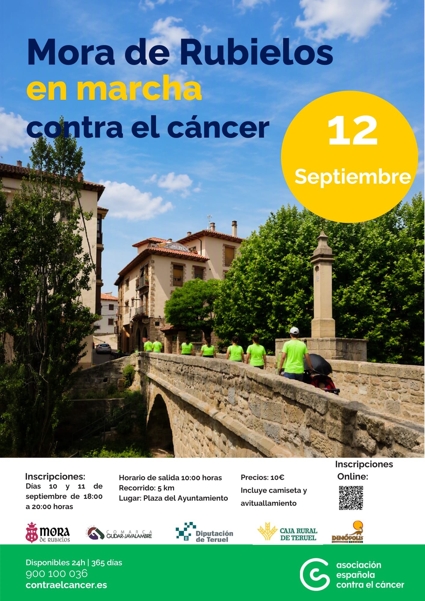 MARCHA CONTRA EL CÁNCER MORA DE RUBIELOS 2026