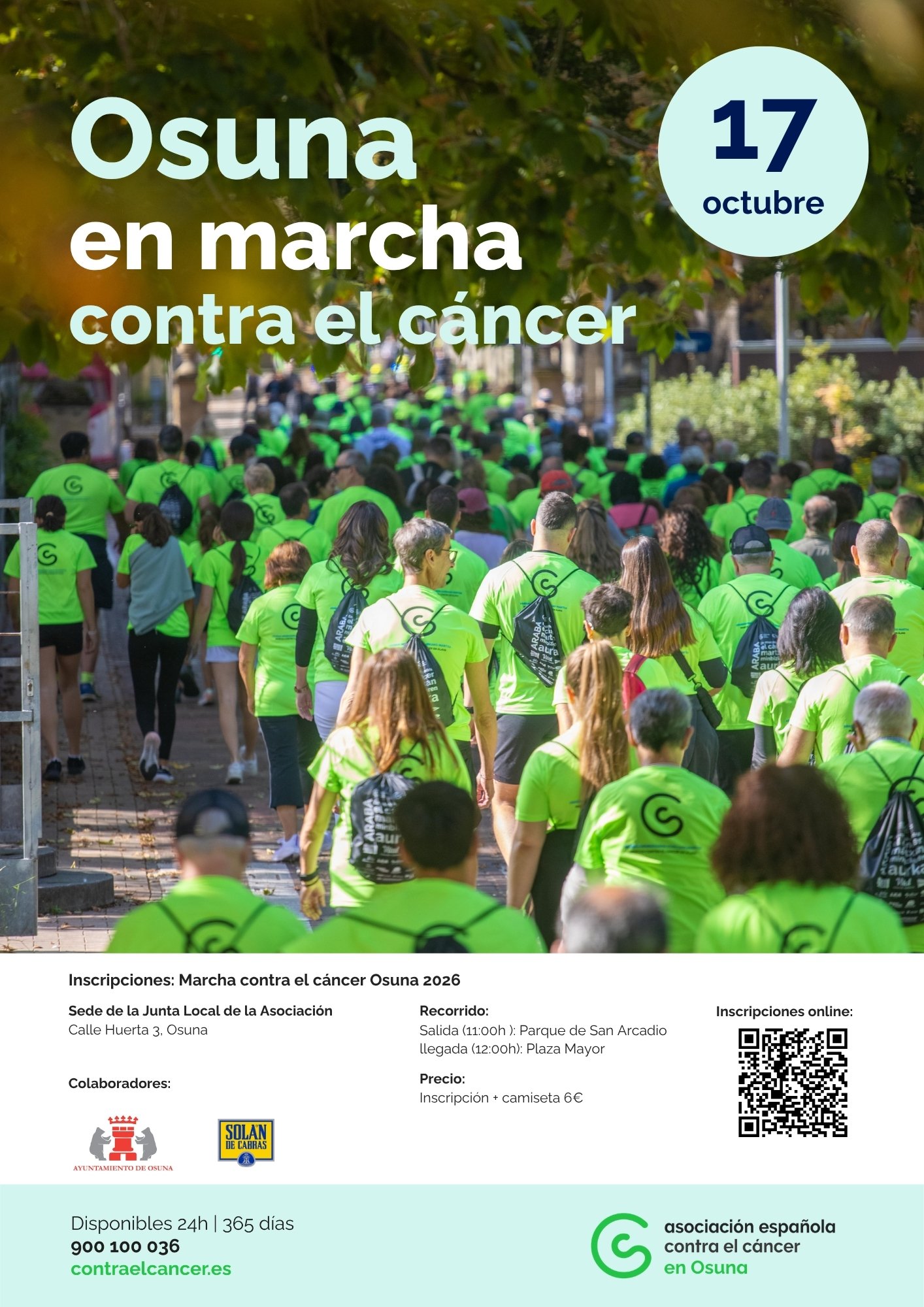 MARCHA CONTRA EL CÁNCER OSUNA 2026 Logo