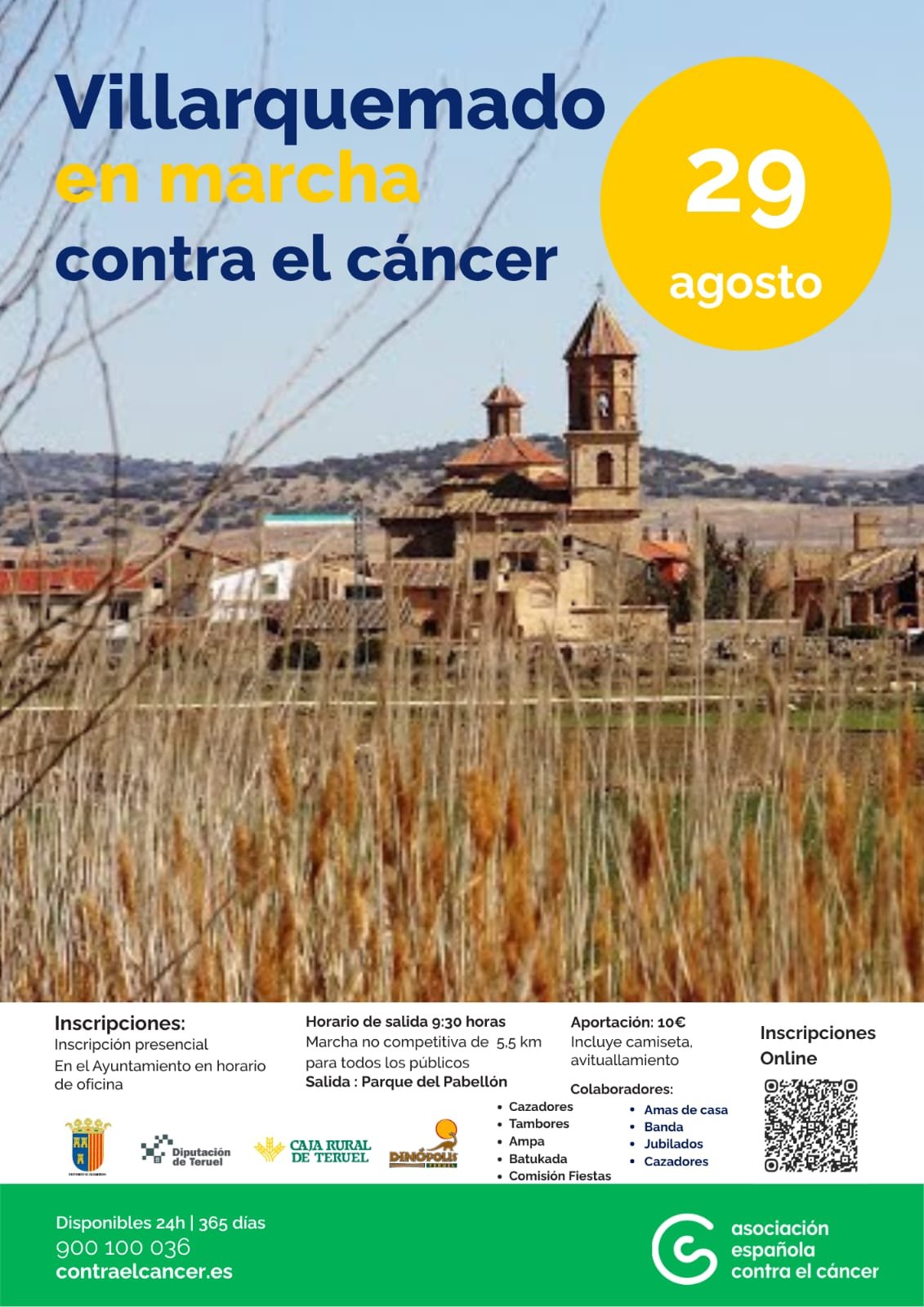 MARCHA CONTRA EL CÁNCER VILLARQUEMADO 2026