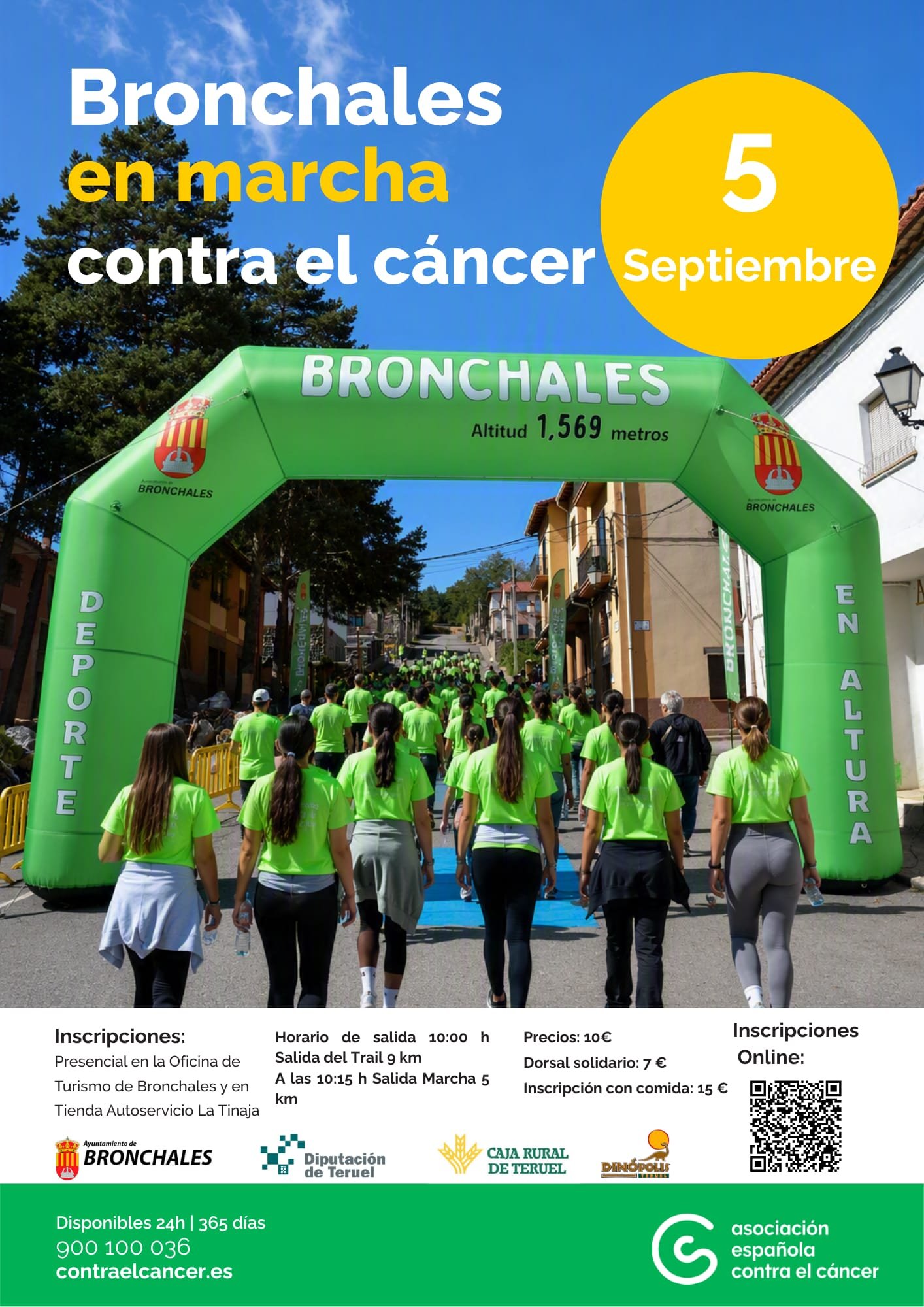 MARCHA - TRAIL CONTRA EL CÁNCER BRONCHALES 2026 Logo