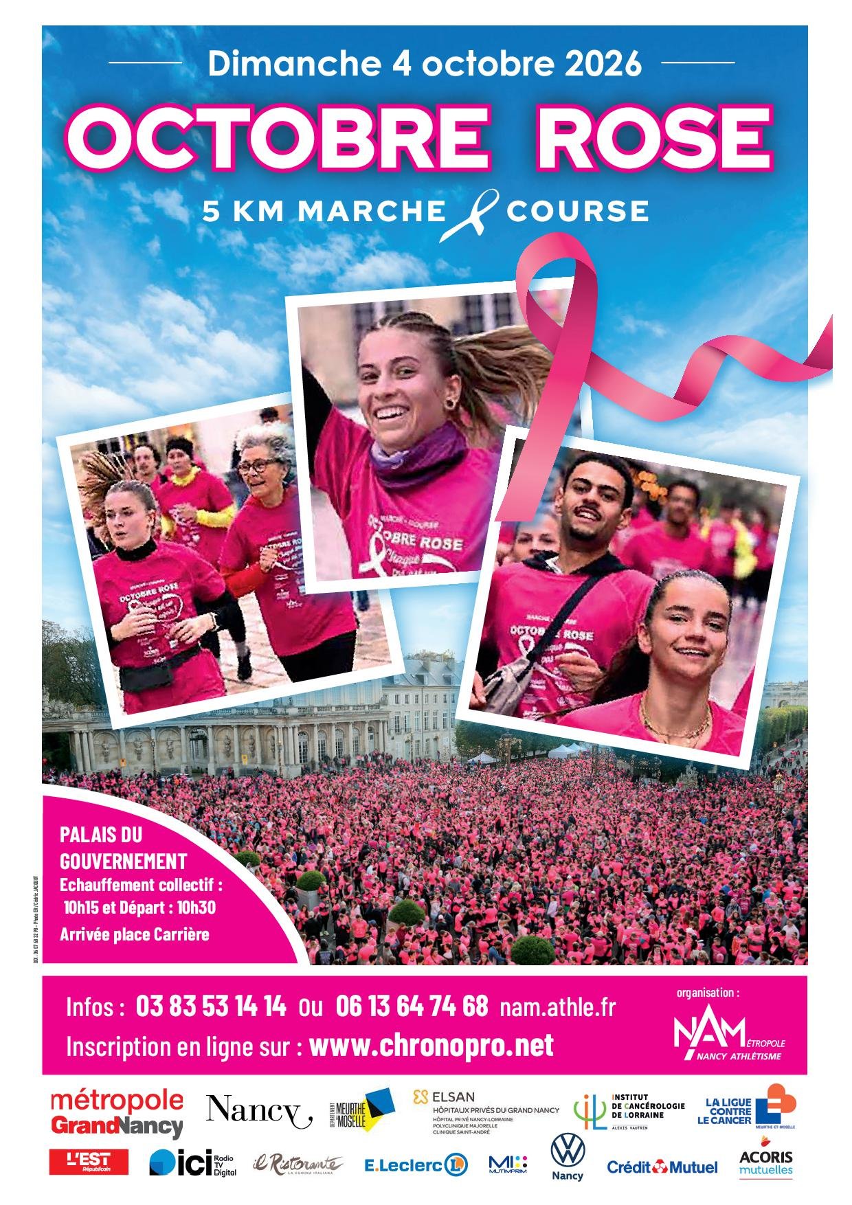 Marche-Course Octobre rose 2026