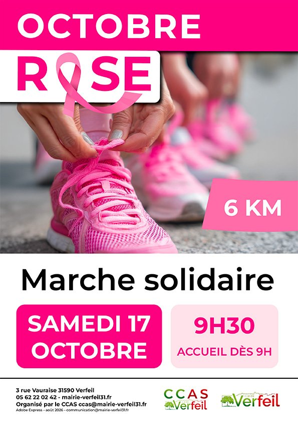 MARCHE SOLIDAIRE OCTOBRE ROSE Logo