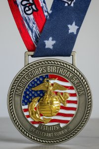 Marine Corps Birthday "Live Virtual" 5k/10k Logo