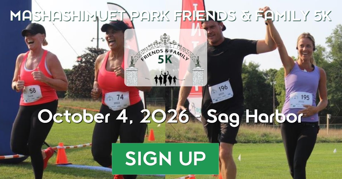 Mashashimuet Park Friends & Family 5K Run/Walk 2026