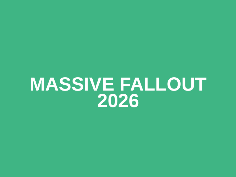 Massive Fallout 2026 Logo