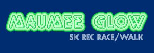MAUMEE GLOW 5K REC RACE/WALK Logo