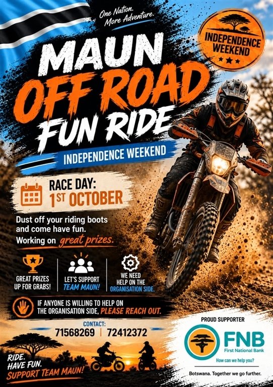 Maun Off Road Fun Ride Logo