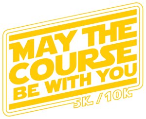 May The Course Be With You Logo