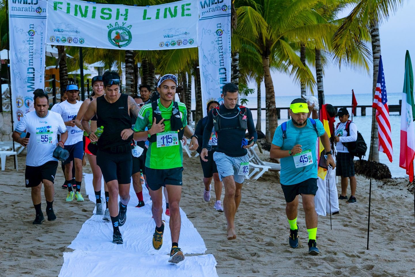 Maya Marathon. Run in the jungle Logo