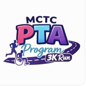 MCTC PTA Program 3K Run/Walk Logo