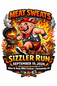 Meat Sweats Sizzler Run Logo
