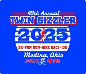 Medina July 4th Twin Sizzler Races Logo