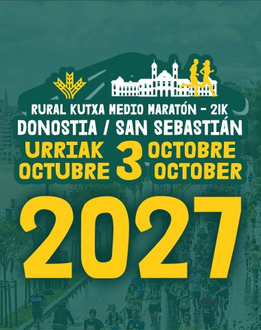 Medio Maratón San Sebastián Rural Kutxa 2027 Logo