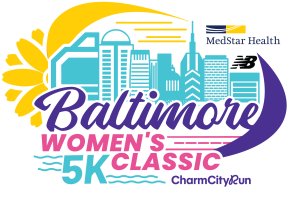 MedStar Health Baltimore Women's Classic 5K presented by New Balance Early Bird Registration (2027) Logo