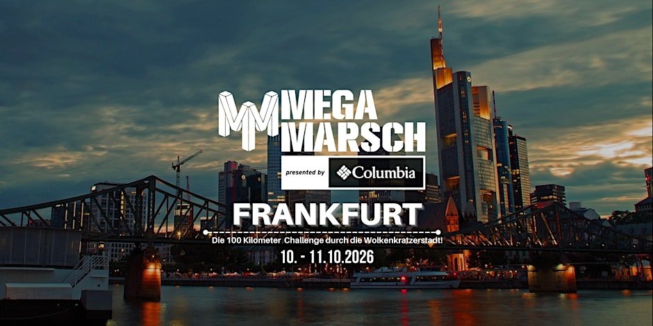 Megamarsch 100/24 Frankfurt 2026 Logo