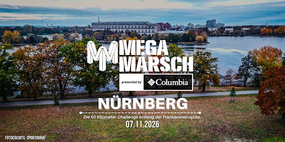 Megamarsch 50/12 Nürnberg 2026 Logo