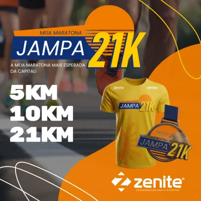 Meia Maratona Jampa 21K Sunrise Logo